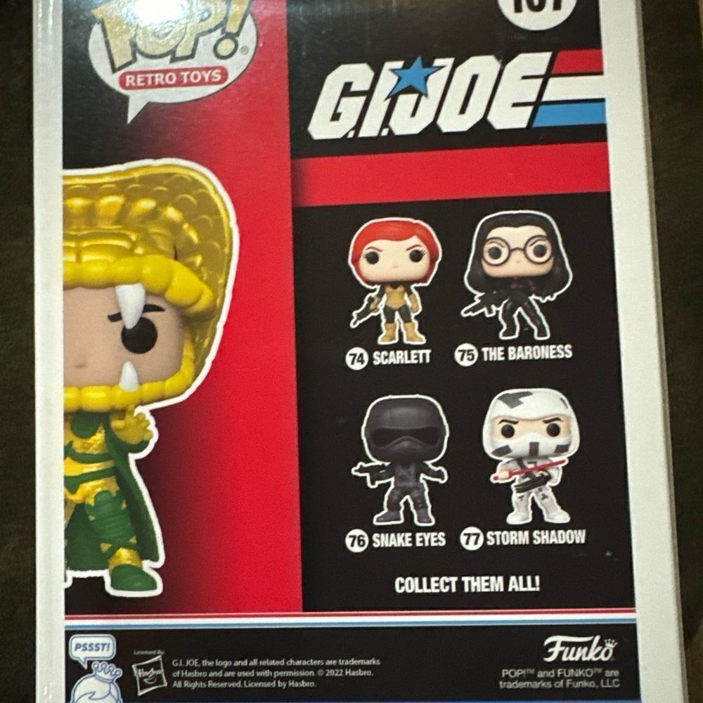 Funko Pop! Vinyl: G.I. Joe - Serpentor - Funko Web (FW) (Exclusive) #107 - Picture 3 of 4